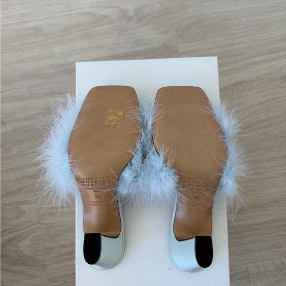 Maison Margiela feather sandals in blue size 35 - Picture 7 of 8